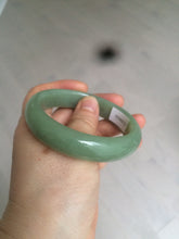 Load image into Gallery viewer, 55.5mm certified 100% Natural green/yellow nephrite Hetian Jade bangle HE17-8450

