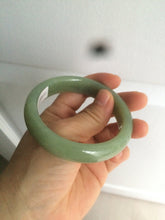 Load image into Gallery viewer, 55.5mm certified 100% Natural green/yellow nephrite Hetian Jade bangle HE17-8450
