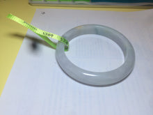 Load image into Gallery viewer, 57.8mm certified type A 100% Natural light green/purple Jadeite Jade bangle Q20-5749

