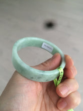 Load image into Gallery viewer, 50.6mm Certified type A 100% Natural apple green Jadeite Jade bangle X78-7271
