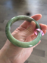 Load image into Gallery viewer, Certified 59.4mm green jadeite jade bangle 100% natural type A R32-6560
