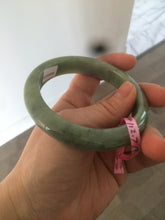 Load image into Gallery viewer, Certified 59.4mm green jadeite jade bangle 100% natural type A R32-6560
