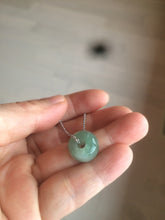 Load image into Gallery viewer, 卖完了 13.2x13.2mm Type A 100% Natural dark green Jadeite Jade LuluTong (Every road is smooth) pendant C35
