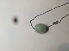 Load image into Gallery viewer, 卖完了 14.1x13.2mm Type A 100% Natural light green Jadeite Jade LuluTong (Every road is smooth) pendant C36
