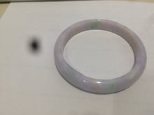 Load image into Gallery viewer, 57.5mm certified Type A 100% Natural sunny green/purple/white Jadeite Jade bangle KS85-0575 (Clearance)
