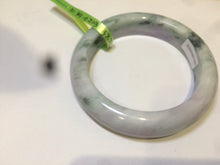 Load image into Gallery viewer, 57.7mm certified type A 100% Natural green/white/purple Jadeite Jade bangle AC44-6203
