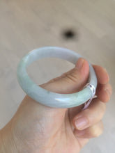 Load image into Gallery viewer, 56.5mm certified 100% natural Type A green purple jadeite jade bangle AM22-2821
