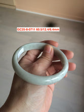 Load image into Gallery viewer, Sale! Certified type A 100% 55-61mm Natural green/white/purple Jadeite bangle group AG6
