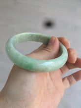 Load image into Gallery viewer, 56mm certified Type A 100% Natural sunny green/yellow Jadeite Jade bangle AR15-2704
