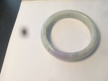 Load image into Gallery viewer, 52.7mm 100% natural Type A light green/purple jadeite jade bangle D80-2207
