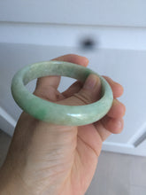 Load image into Gallery viewer, 56mm certified Type A 100% Natural sunny green/yellow Jadeite Jade bangle AR15-2704
