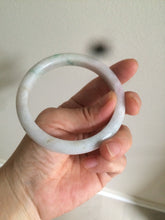 Load image into Gallery viewer, 57.9mm Certified Type A 100% Natural sunny green/purple/white Jadeite Jade bangle U87-0992
