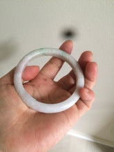 Load image into Gallery viewer, 57.9mm Certified Type A 100% Natural sunny green/purple/white Jadeite Jade bangle U87-0992
