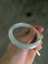 Load image into Gallery viewer, 56.4mm Type A 100% Natural light green  Jadeite Jade bangle Q32
