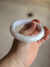 Load image into Gallery viewer, 59.4mm Certified type A 100% Natural light green/light purple/white Jadeite bangle J109-0514

