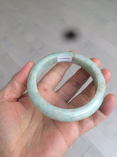 Load image into Gallery viewer, 56.7mm Certified Type A 100% Natural light green/brown Jadeite Jade bangle AC64-0160
