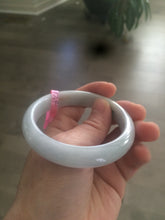 Load image into Gallery viewer, 56mm Type A 100% Natural green/white Jadeite Jade bangle Z15
