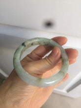 Load image into Gallery viewer, 54.5mm 100% natural certified green/purple jadeite jade bangle AM39-3535
