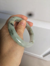 Load image into Gallery viewer, 54.5mm 100% natural certified green/purple jadeite jade bangle AM39-3535
