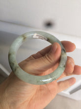 Load image into Gallery viewer, 54.5mm 100% natural certified green/purple jadeite jade bangle AM39-3535
