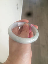 Load image into Gallery viewer, 56mm Type A 100% Natural green/white Jadeite Jade bangle Z15
