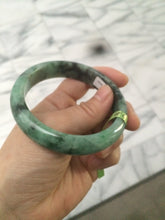 Load image into Gallery viewer, 57.7mm Certified Type A 100% Natural green Jadeite Jade bangle N74-9582
