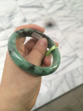 Load image into Gallery viewer, 57.7mm Certified Type A 100% Natural green Jadeite Jade bangle N74-9582
