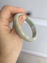 Load image into Gallery viewer, 50.5mm Certified Type A 100% Natural sunny green/purple oval Jadeite Jade bangle AT1-0683
