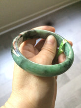 Load image into Gallery viewer, 57.7mm Certified Type A 100% Natural green Jadeite Jade bangle N74-9582
