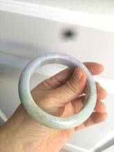 Load image into Gallery viewer, 57.5mm Certified Type A 100% Natural green purple jadeite jade bangle AM27-2119
