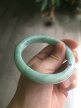 Load image into Gallery viewer, 56.6mm Certified Type A 100% Natural green Jadeite Jade bangle AS25-2481
