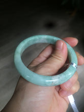 Load image into Gallery viewer, 56.6mm Certified Type A 100% Natural green Jadeite Jade bangle AS25-2481
