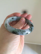 Load image into Gallery viewer, 55.3mm certified Type A 100% Natural dark green/purple Jadeite Jade bangle AC57-5788
