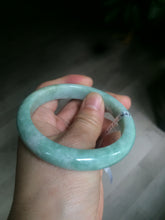 Load image into Gallery viewer, 56.6mm Certified Type A 100% Natural green Jadeite Jade bangle AS25-2481
