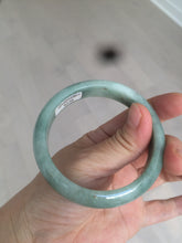 Load image into Gallery viewer, 56.2 mm certificated Type A 100% Natural green/orange Jadeite Jade bangle AC54-6339
