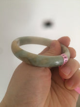 Load image into Gallery viewer, 52.6mm 100% natural Type A green/yellow/white jadeite jade bangle Z16
