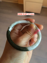 Load image into Gallery viewer, Sale! Certified type A 100% Natural green/white Jadeite bangle(different size with defects) group 2
