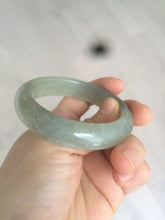 Load image into Gallery viewer, 51.8mm 100% Natural light green Xiu Jade (Serpentine) bangle F82 Add on item. No sale individually
