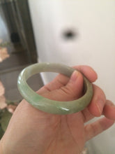 Load image into Gallery viewer, Sale! 52.5mm type A100% Natural green/yellow/brown oval Jadeite Jade bangle G50
