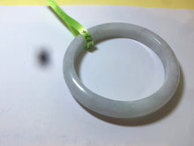 Load image into Gallery viewer, 57.7mm Type A 100% Natural green/white jadeite jade bangle Q30-5744
