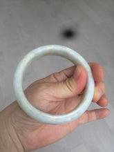 Load image into Gallery viewer, 59mm certified 100% natural light green/yellow  jadeite jade bangle M77-0706
