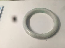 Load image into Gallery viewer, 55.5 mm Certified type A 100% Natural sunny green/white (白底青)/purple Jadeite bangle H160-1843
