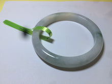 Load image into Gallery viewer, 56.4mm Type A 100% Natural light green  Jadeite Jade bangle Q32
