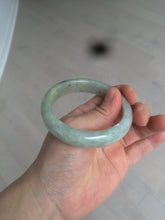Load image into Gallery viewer, 54.9mm certified type A 100% Natural light green/brown jadeite jade bangle C80-4215

