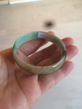 Load image into Gallery viewer, 52.8mm Certificated sunny green/brown jadeite jade bangle AR1-4134
