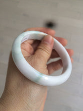 Load image into Gallery viewer, 59.8mm Certified 100% Natural Type A green white purple Jadeite Jade bangle AM21-9549
