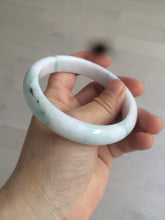 Load image into Gallery viewer, 59.8mm Certified 100% Natural Type A green white purple Jadeite Jade bangle AM21-9549
