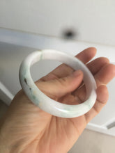 Load image into Gallery viewer, 59.8mm Certified 100% Natural Type A green white purple Jadeite Jade bangle AM21-9549
