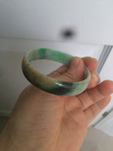 Load image into Gallery viewer, 52.8mm Certificated sunny green/brown jadeite jade bangle AR1-4134
