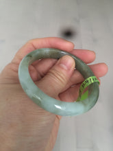 Load image into Gallery viewer, 50.5mm Certified Type A 100% Natural dark green oval Jadeite Jade bangle AE29-3075
